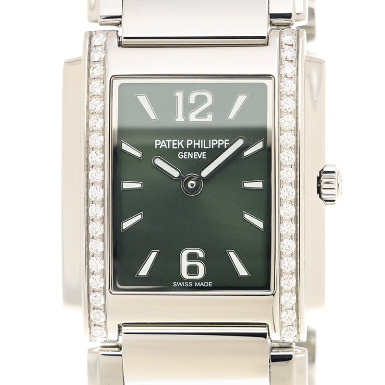Twenty~4 Manchette Steel Diamond Green Dial 25mm Product Image 3