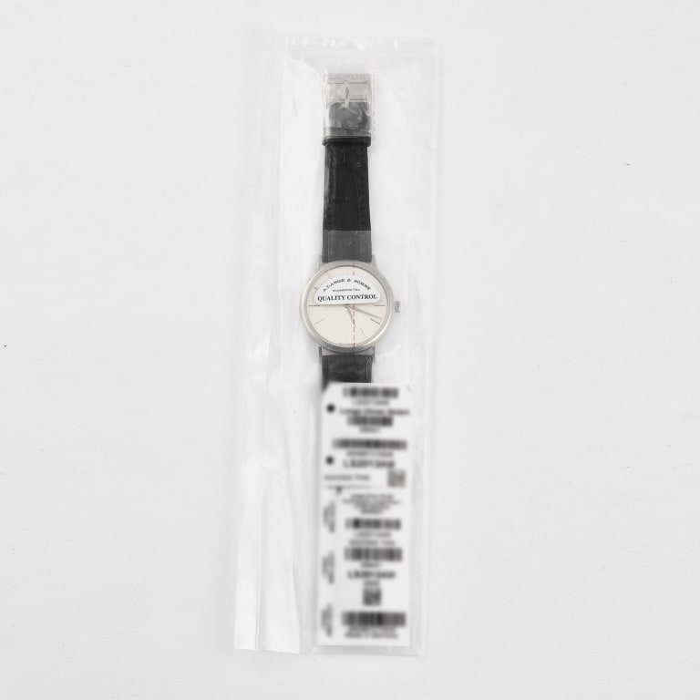 Saxonia Thin White Gold Silver Dial 37mm Product Image 4