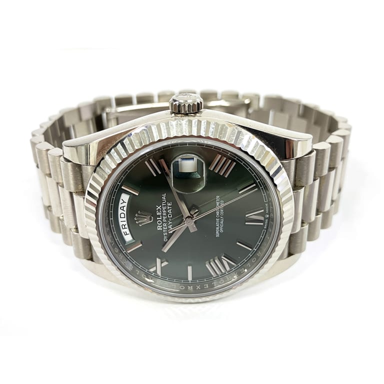 Day-Date White Gold Green Dial 40mm Product Image 3