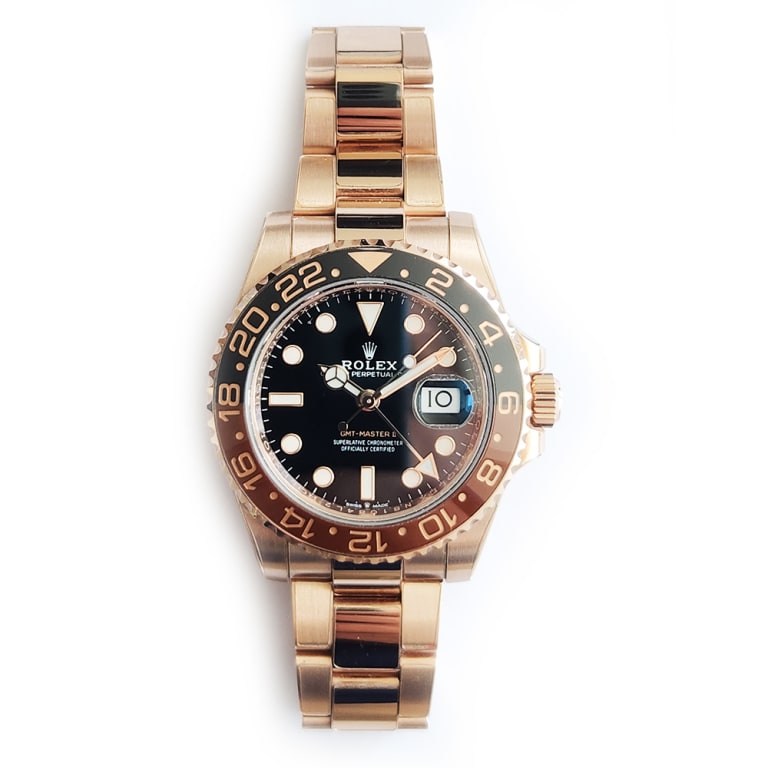 GMT-Master II "Rootbeer" Rose Gold Black Dial 40mm Product Image 2