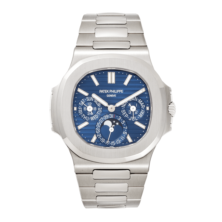 Nautilus Perpetual Calendar White Gold Blue Dial 40mm Product Image 1