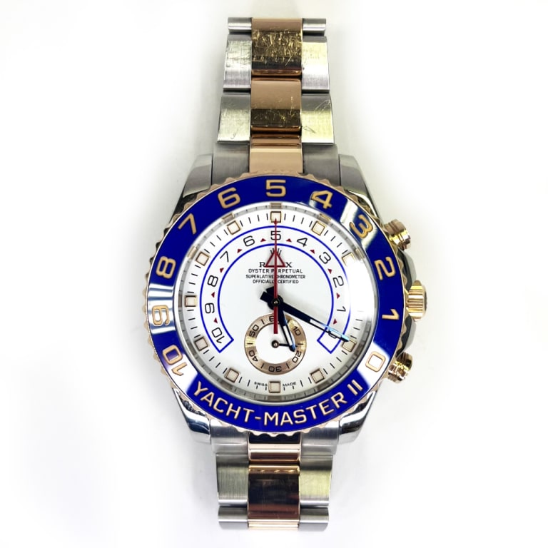 Yacht-Master II Rose Gold & Steel White Dial 44mm Product Image 1