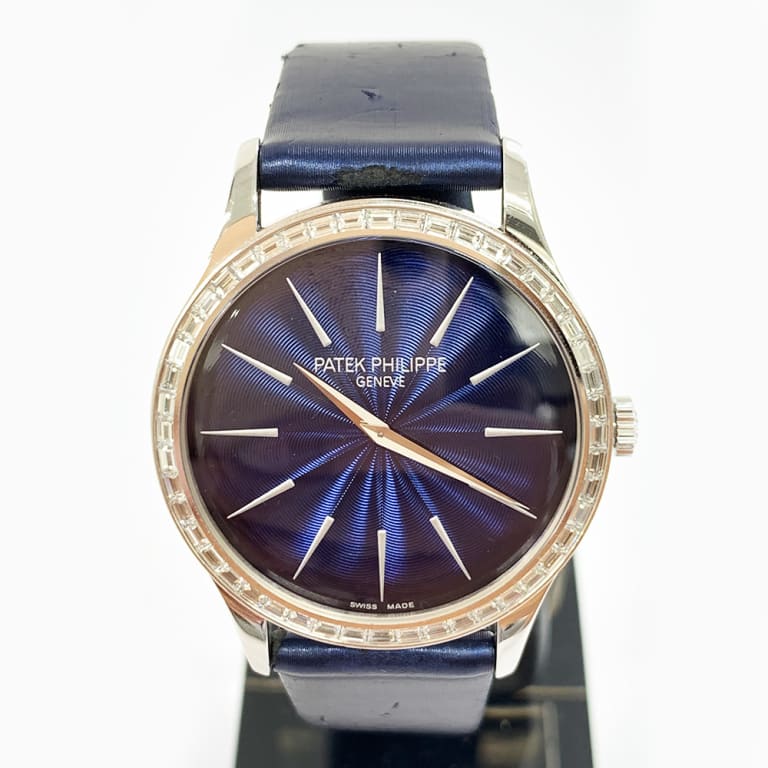 Calatrava White Gold Diamond Blue Dial 33mm Product Image 9