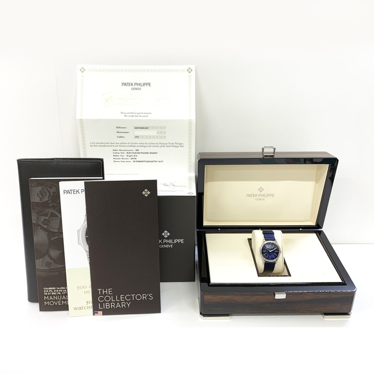 Calatrava White Gold Diamond Blue Dial 33mm Product Image 12