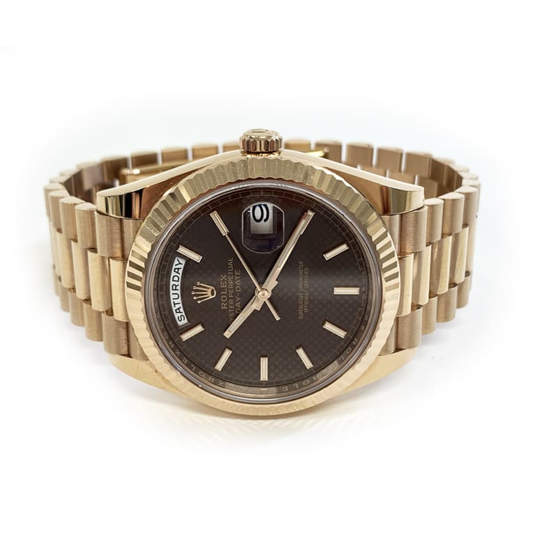 Day-Date 40 Rose Gold Brown Dial 40mm Product Image 3