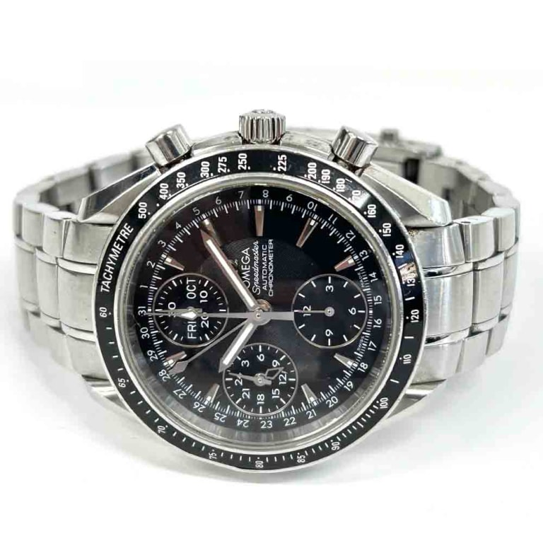 Speedmaster Day-Date Steel Black Dial 40mm Product Image 3