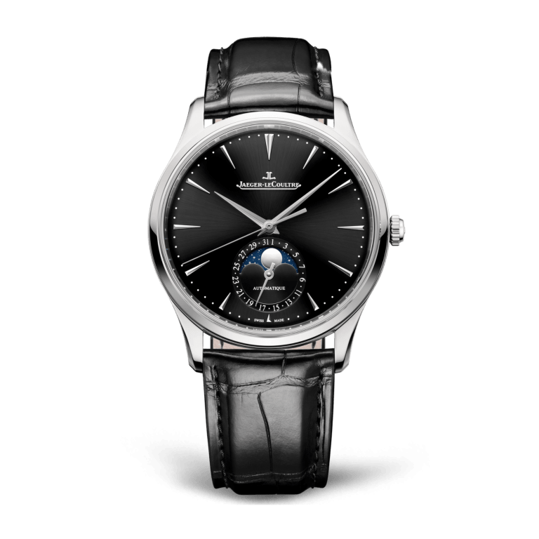 Master Ultra Thin Moonphase Steel Black Dial 39mm Product Image 1