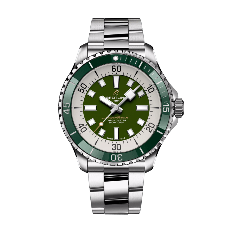 SuperOcean Steel Green Dial 44mm Product Image 1