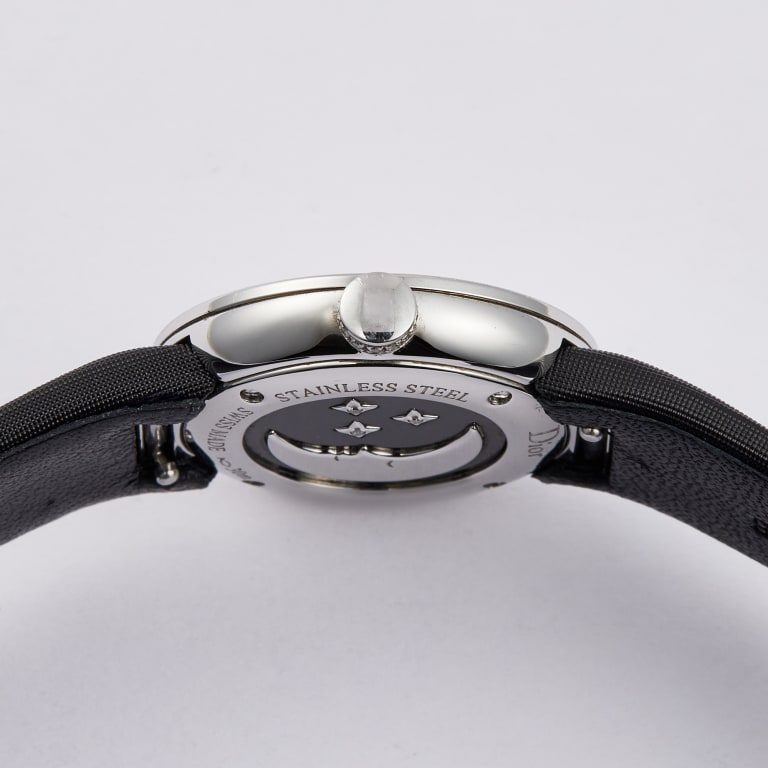 La D de Dior Rose Céleste Steel Diamond Mother of Pearl Dial 25mm Product Image 6