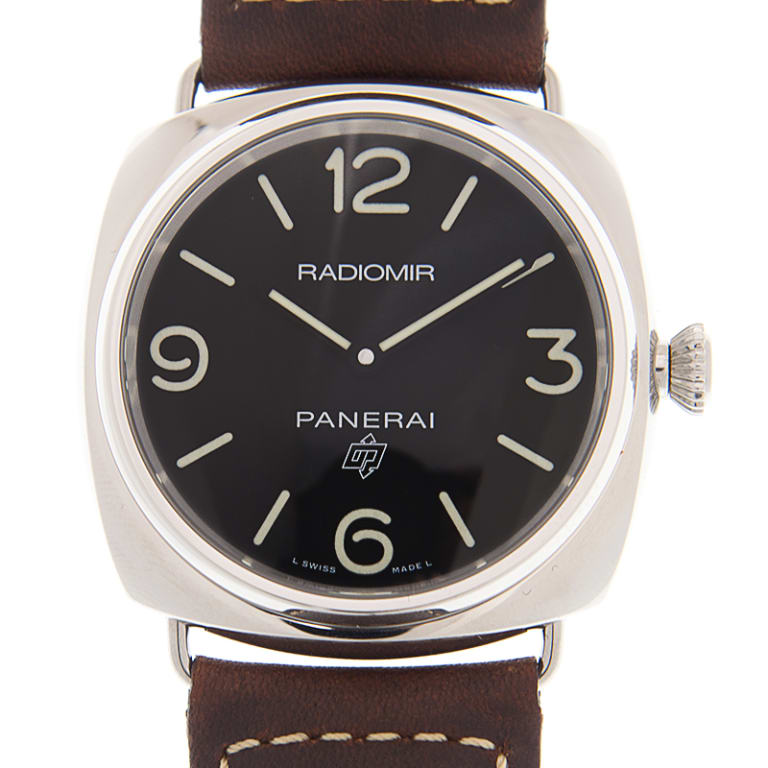 Radiomir Base Logo Steel Black Dial 45mm Product Image 2