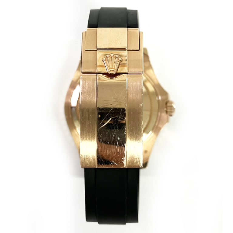 Yacht-Master Rose Gold Oysterflex Pave Dial 37mm Product Image 4