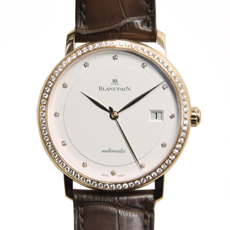 Villeret Ultraplate Rose Gold Diamond White Dial 38mm Product Image 2