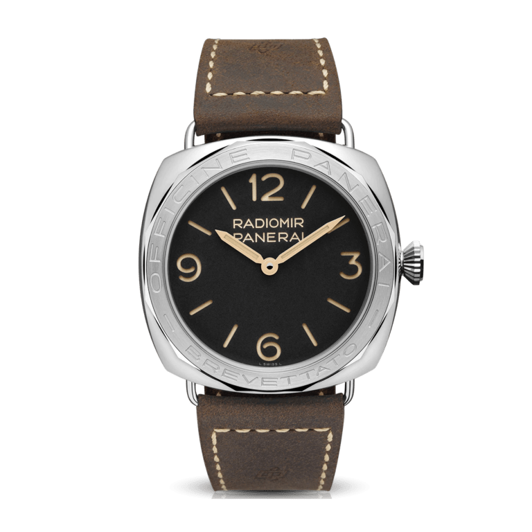 Radiomir 3 Days Acciaio Steel Black Dial 47mm Product Image 1