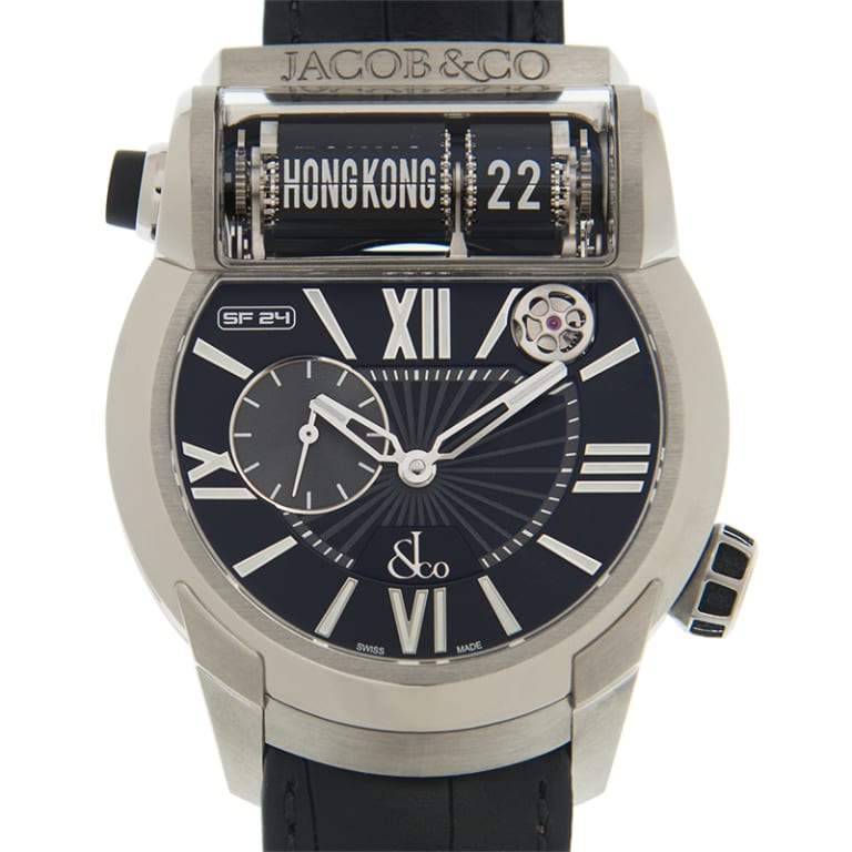 Epic SF24 World Time Titanium Black Dial 45mm Product Image 2