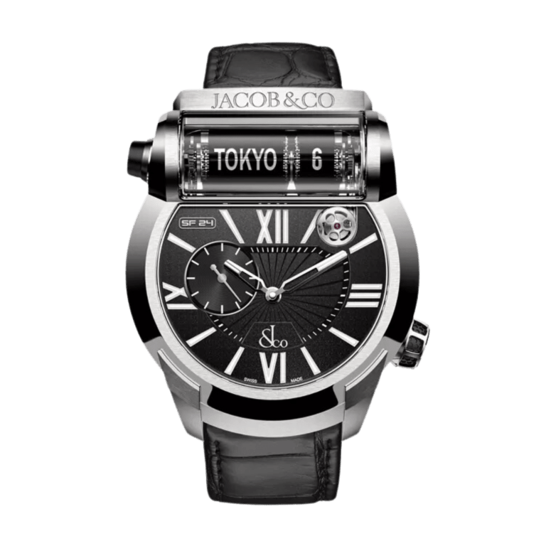 Epic SF24 World Time Titanium Black Dial 45mm Product Image 1