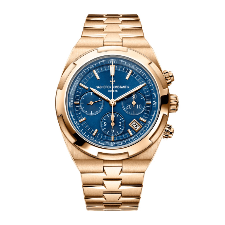 Overseas Chronograph Rose Gold Blue Dial 43mm Product Image 1