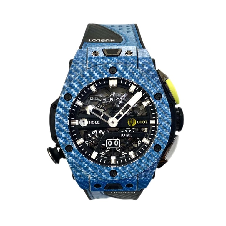 Big Bang Unico Golf Carbon Sky Blue Skeleton Dial 45mm Product Image 2