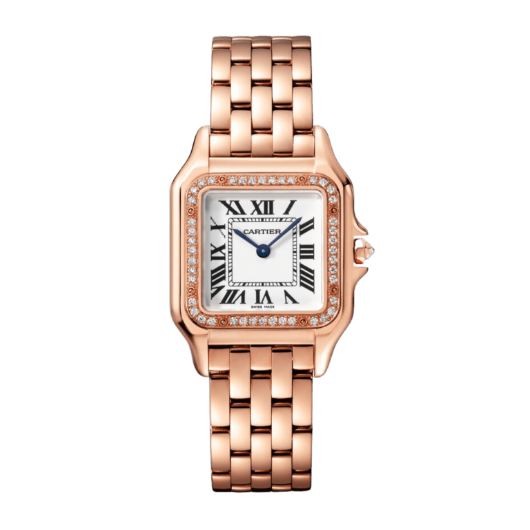 Panthère de Cartier Rose Gold Diamond White Dial 27mm Product Image 1