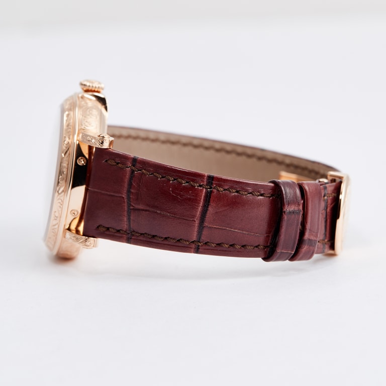 Retrograde Perpetual Calendar Rare Handcrafts Rose Gold White Dial 38mm Product Image 12