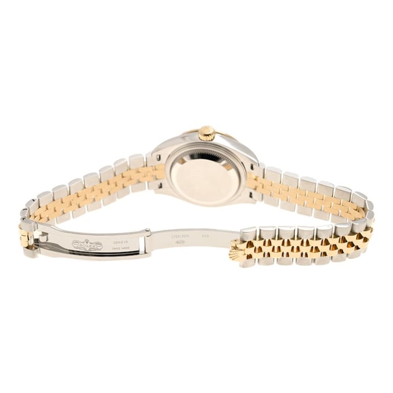 Lady-Datejust Yellow Gold & Steel Diamond Champagne Dial 28mm Product Image 6