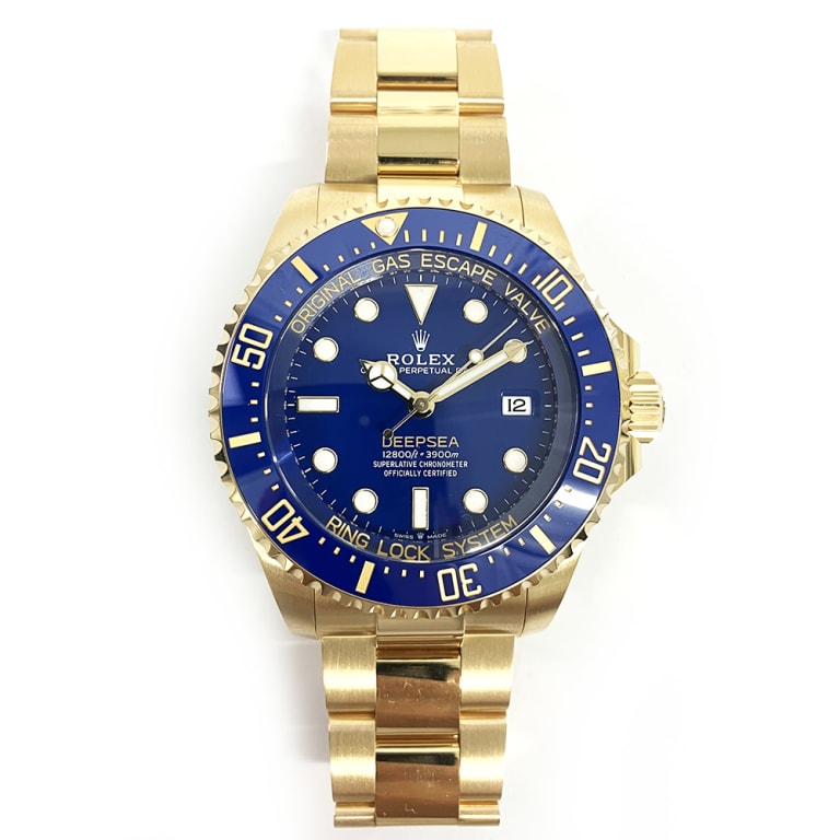 Sea-Dweller Deepsea Yellow Gold Blue Dial 44mm Product Image 1
