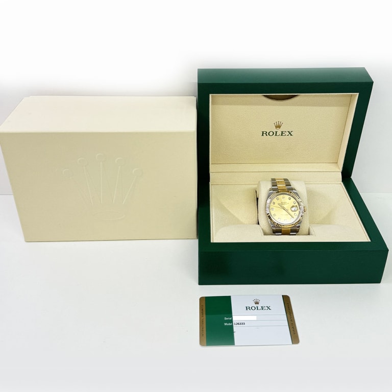 Datejust Yellow Gold & Steel Champagne Dial 41mm Product Image 6