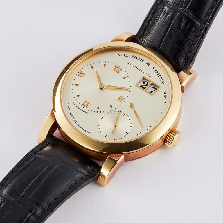 Lange 1 Rose Gold Silver Dial 38mm Product Image 1