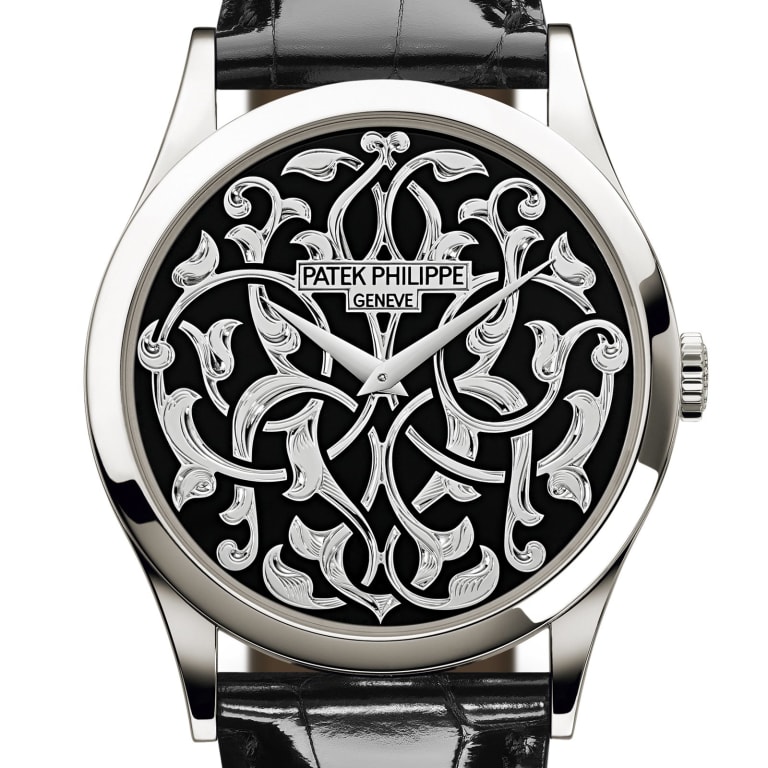 Calatrava Volutes and Arabesques Platinum 38mm Product Image 3