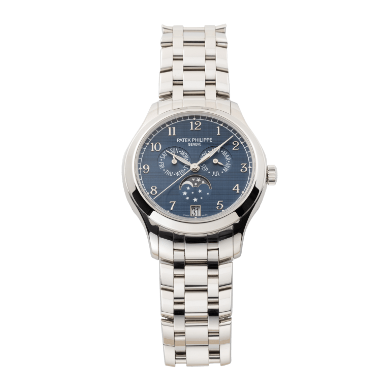 Annual Calendar Steel Blue Dial 38mm Product Image 1
