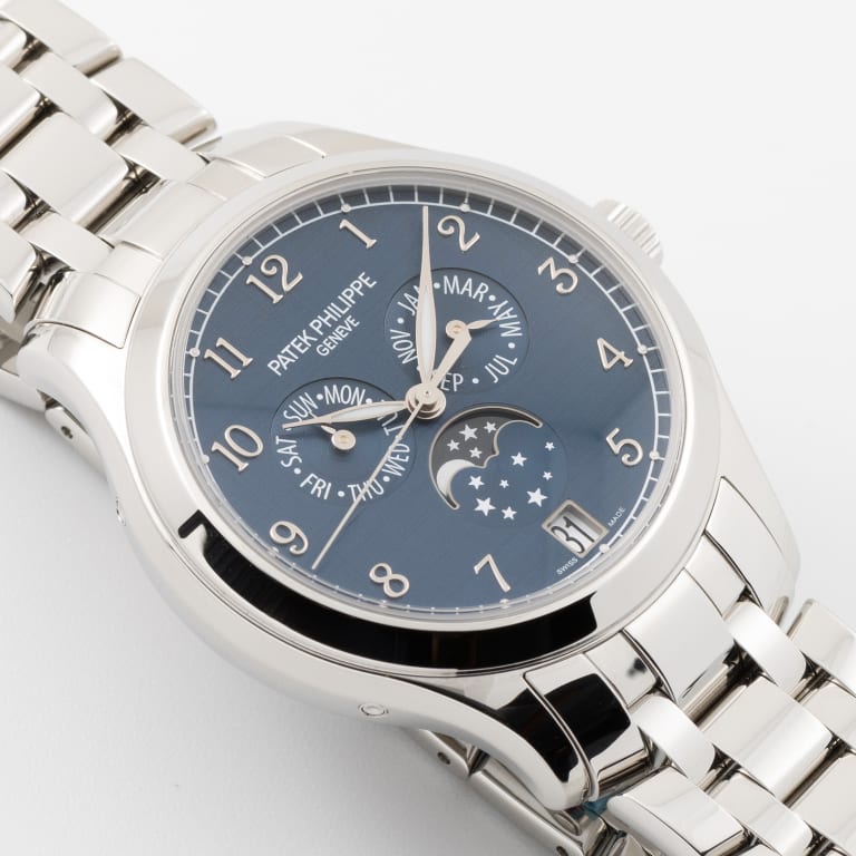Annual Calendar Steel Blue Dial 38mm Product Image 2