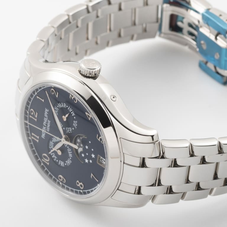 Annual Calendar Steel Blue Dial 38mm Product Image 3