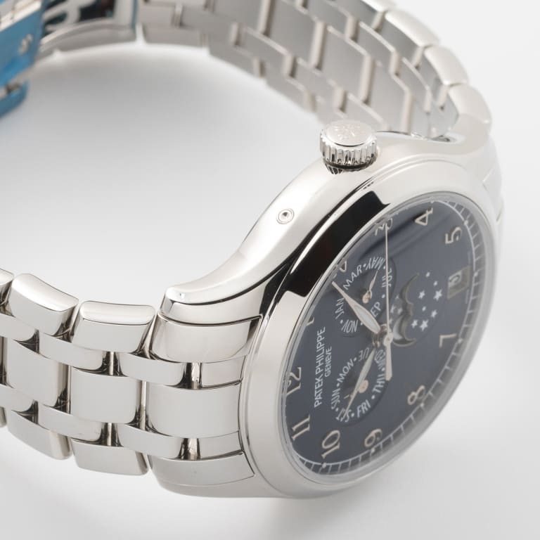 Annual Calendar Steel Blue Dial 38mm Product Image 4