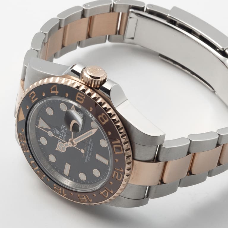 GMT-Master II "Rootbeer" Rose Gold & Steel Black Dial 40mm Product Image 3