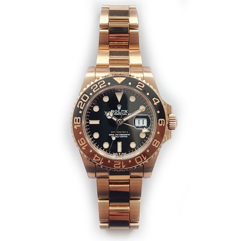 GMT-Master II "Rootbeer" Rose Gold Black Dial 40mm Product Image 2