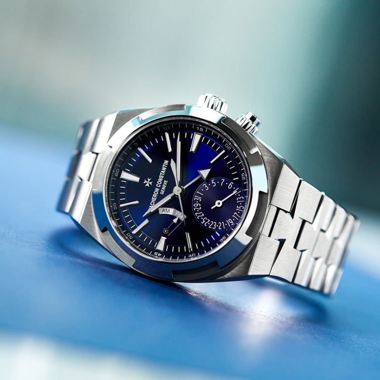 Overseas Dual Time Steel Blue Dial 41mm Product Image 14