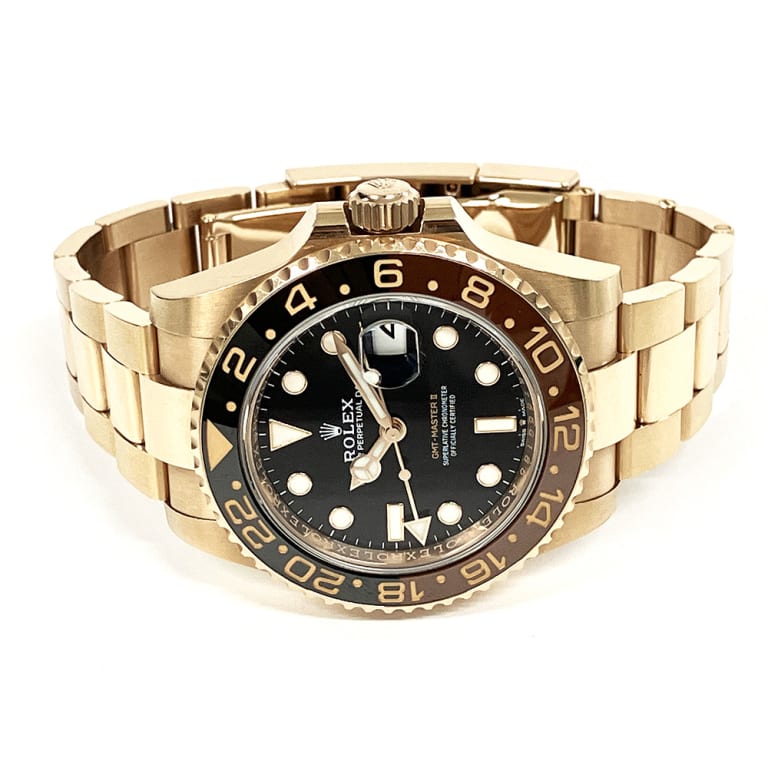 GMT-Master II "Rootbeer" Rose Gold Black Dial 40mm Product Image 3