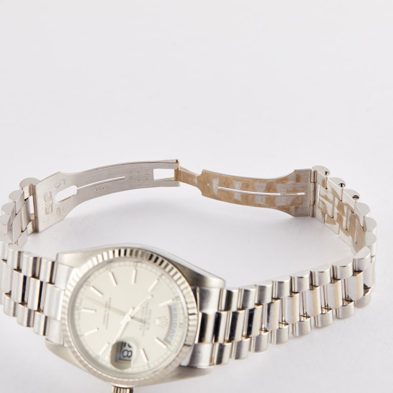 Vintage Day-Date White Gold Silver Dial 36mm Product Image 8