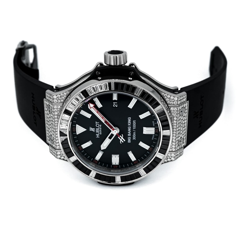 Big Bang King White Gold Diamond Black Dial 48mm Product Image 1