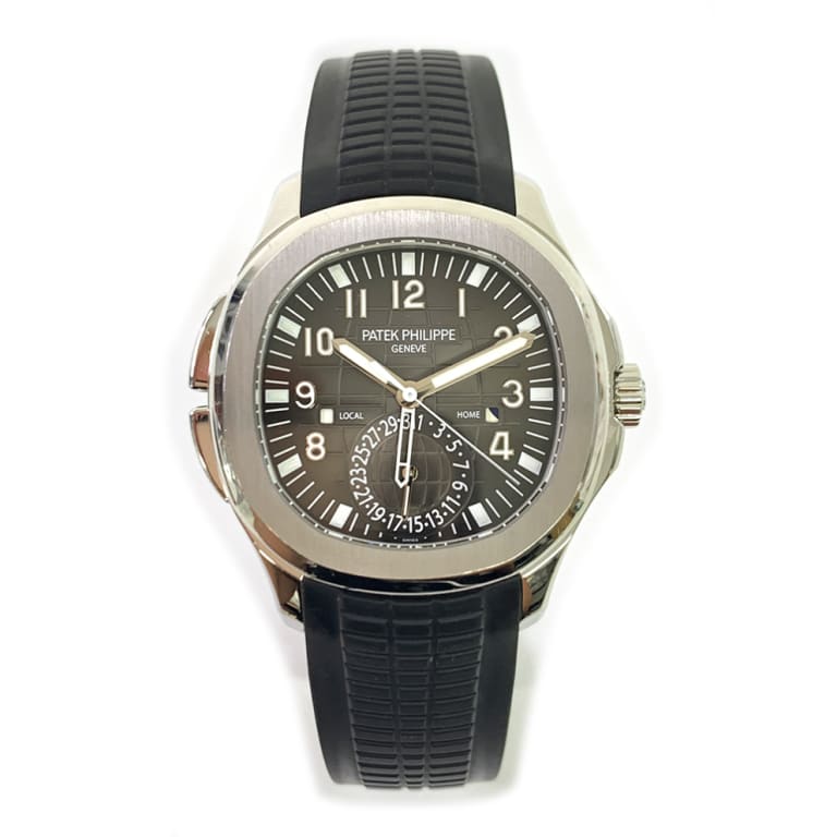 Aquanaut Travel Time Steel Black Dial 40mm Product Image 1