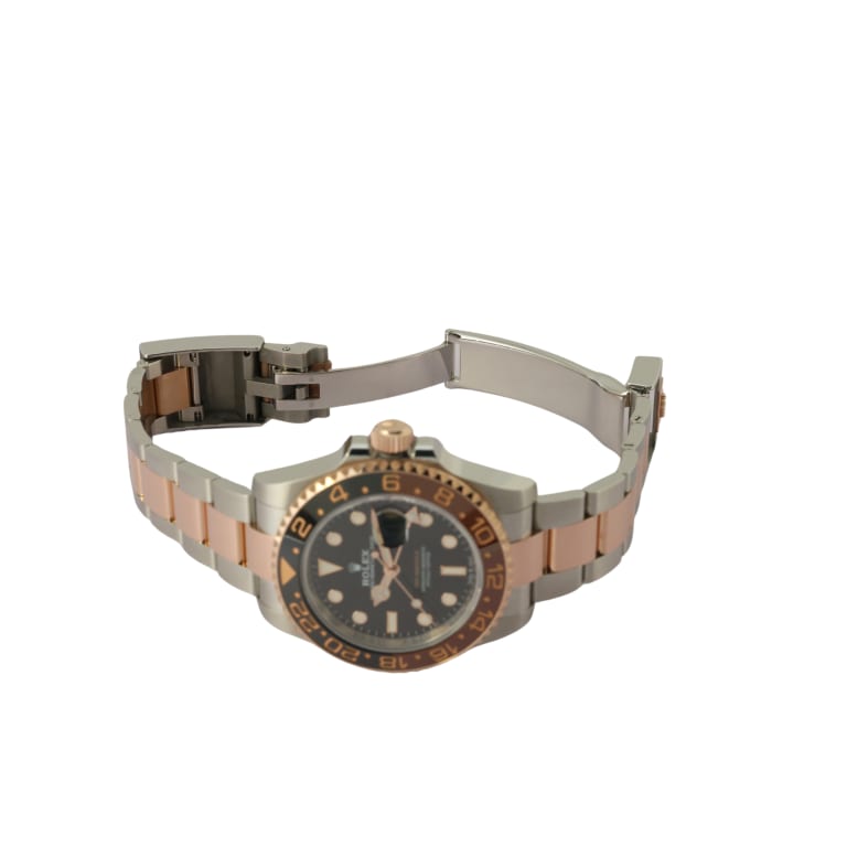 GMT-Master II "Rootbeer" Rose Gold & Steel Black Dial 40mm Product Image 10