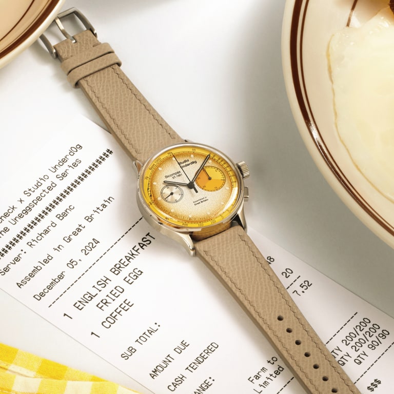 Wristcheck x Studio Underd0g Limited Edition Fried Egg 01SERIES Gen3 (Two Straps Included) Product Image 3