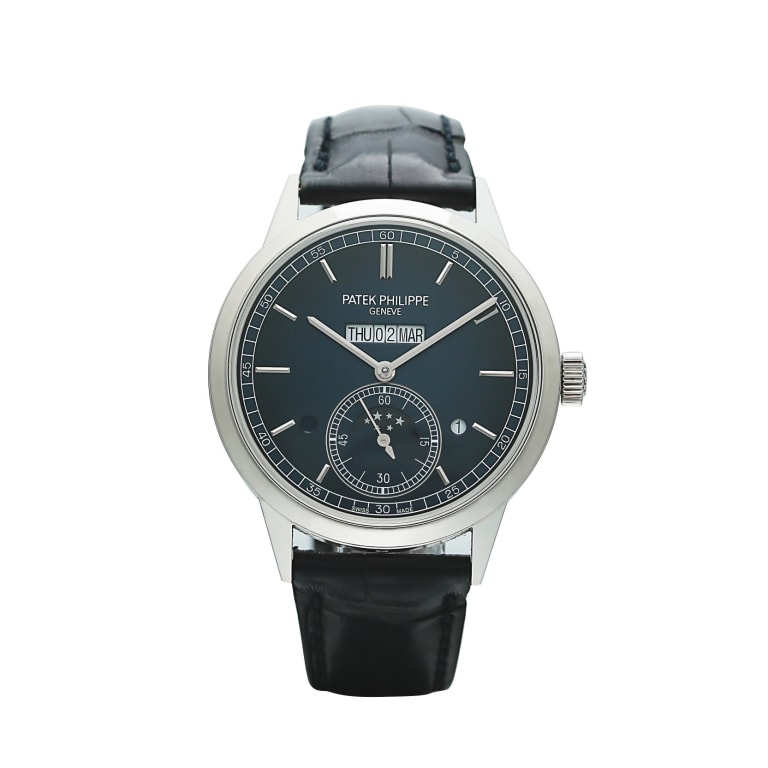 In-Line Perpetual Calendar Platinum Blue Dial 41mm Product Image 1