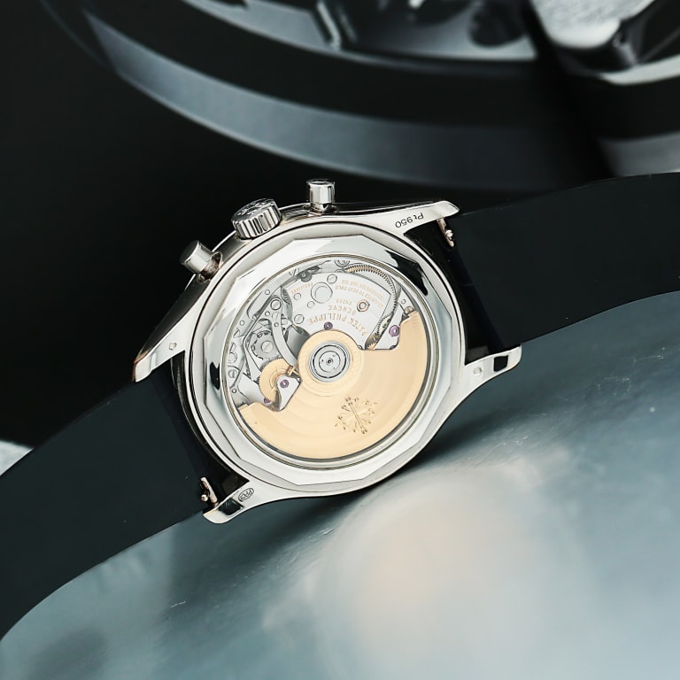 Annual Calendar Chronograph Platinum Diamond Blue Dial 40mm Product Image 7
