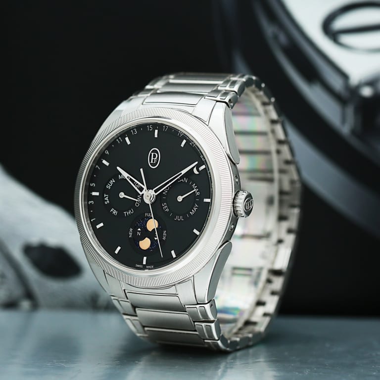 Tonda PF Annual Calendar Steel Black Dial 42mm Product Image 2
