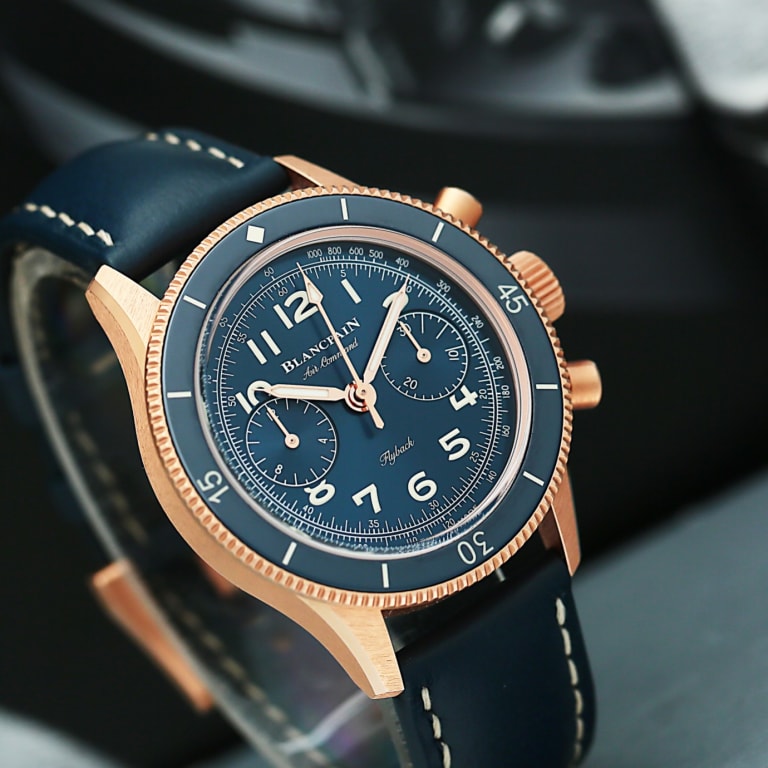 Air Command Rose Gold Blue Dial 36mm Product Image 4