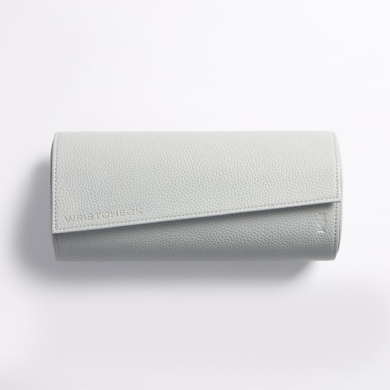 Wristcheck Triple Watch Roll In Grey Product Image 6