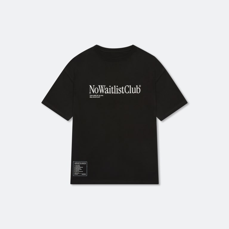 "No Waitlist Club" Tee With Sewn-In Watch Cloth Product Image 4
