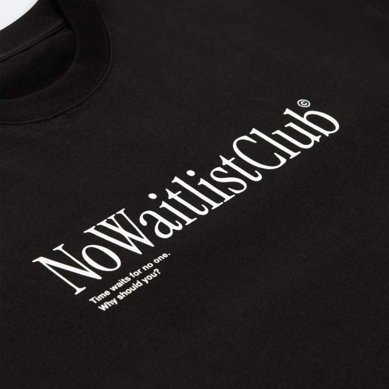 "No Waitlist Club" Tee With Sewn-In Watch Cloth Product Image 6