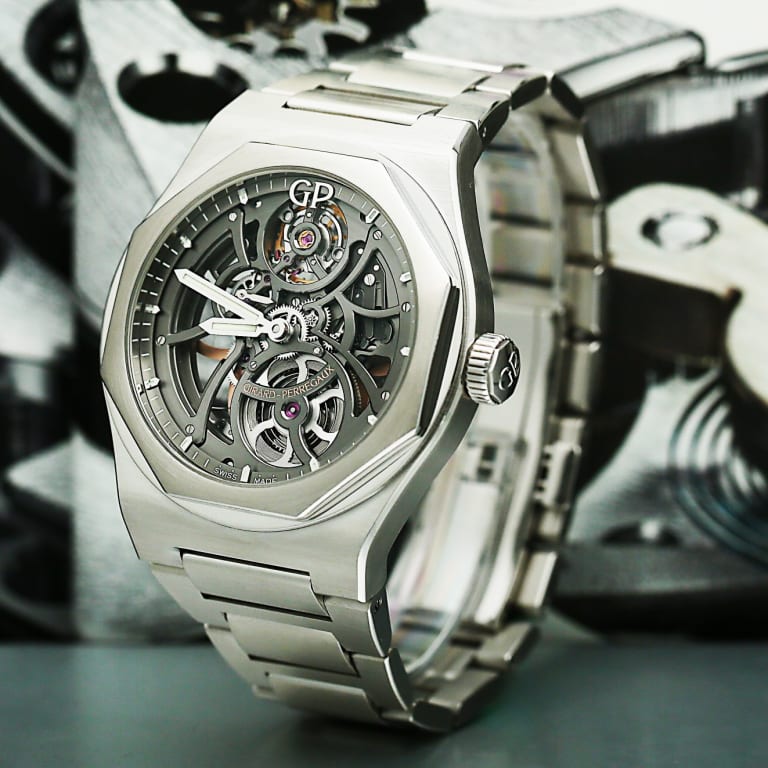 Laureato Steel Skeleton Dial 42mm Product Image 3