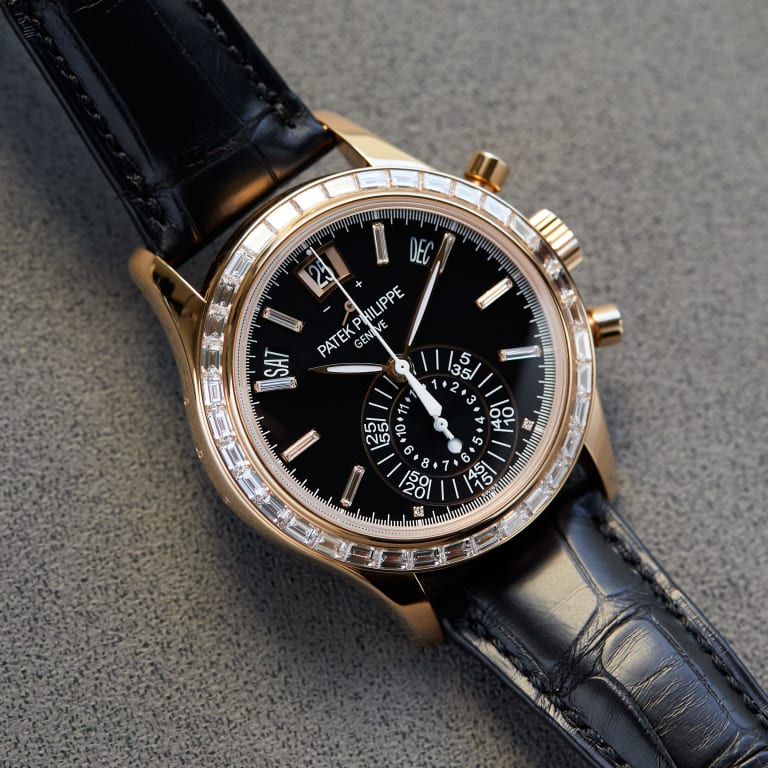 Complications Annual Calendar Chronograph Rose Gold Diamond Black Dial 40mm Product Image 5